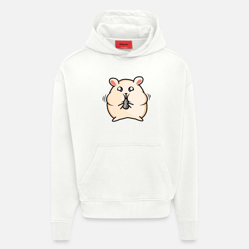 Süßer Hamster - Hoodie- made by SPREAD  - OFF WHITE