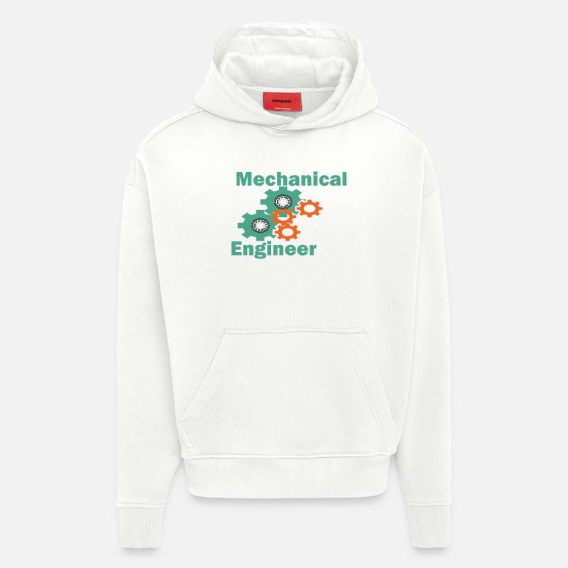 Mechanical Engineering Funny Engineer - Hoodie- made by SPREAD  - OFF WHITE