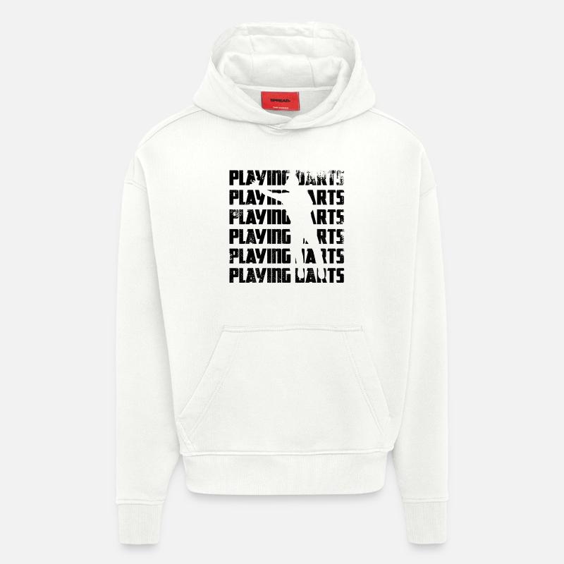 Dard - Sweat à capuche bio épais oversize fabriqué en UE - OFF WHITE