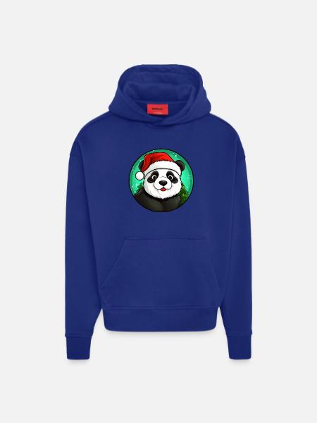 Panda Santa Claus - Hoodie- made by SPREAD  - OFF WHITE