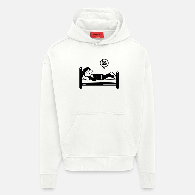 Sleeping Bed - Hoodie- made by SPREAD - OFF WHITE