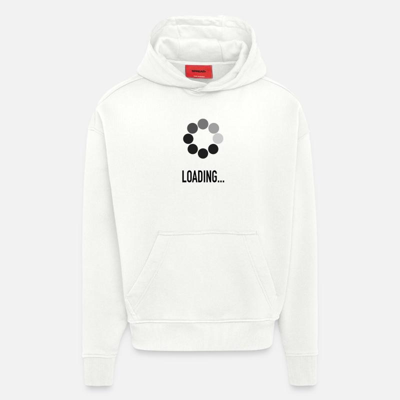 LOADING ... - Hoodie- made by SPREAD  - OFF WHITE