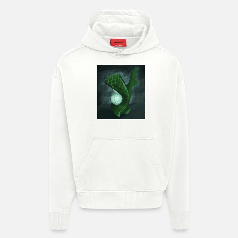 Abstrakte Skulptur - Hoodie- made by SPREAD  - OFF WHITE
