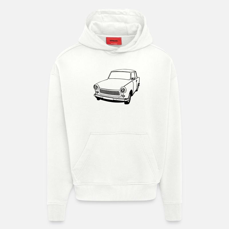  , Ostalgie , DDR Kult , Oldtimer (25) - Hoodie- made by SPREAD  - OFF WHITE