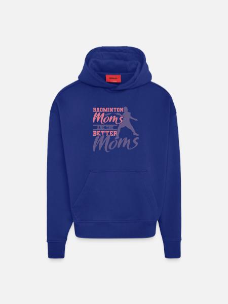 Lustige Badminton Mutter - Hoodie- made by SPREAD - OFF WHITE