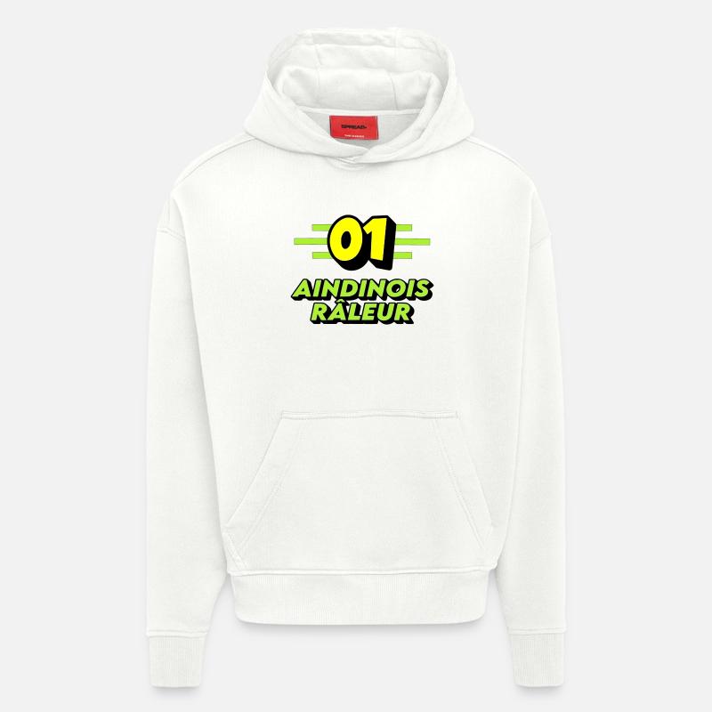Klagender Aindinois - Hoodie- made by SPREAD  - OFF WHITE