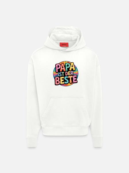 DAD IS THE BEST - Hoodie- made by SPREAD  - OFF WHITE