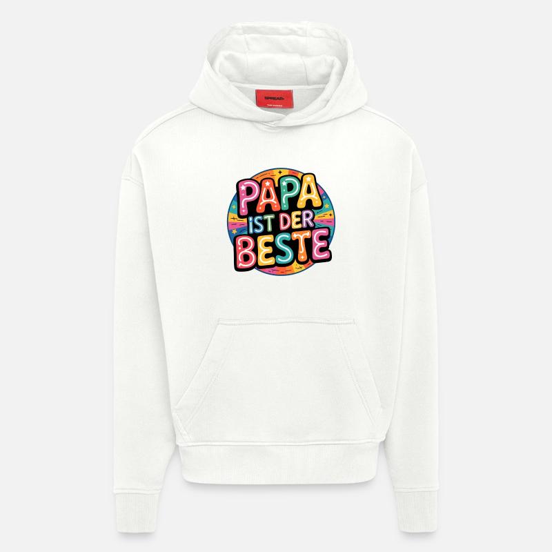 DAD IS THE BEST - Hoodie- made by SPREAD  - OFF WHITE