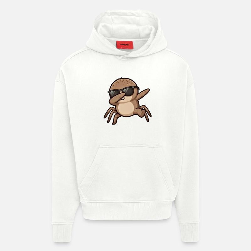 Dabbing Spinne - Hoodie- made by SPREAD  - OFF WHITE