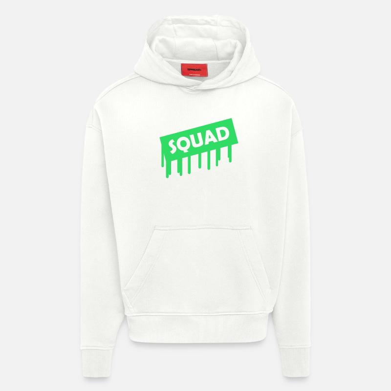Effectif - Sweat à capuche bio épais oversize fabriqué en UE - OFF WHITE