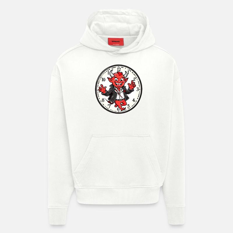 Red Devil - Hoodie- made by SPREAD  - OFF WHITE