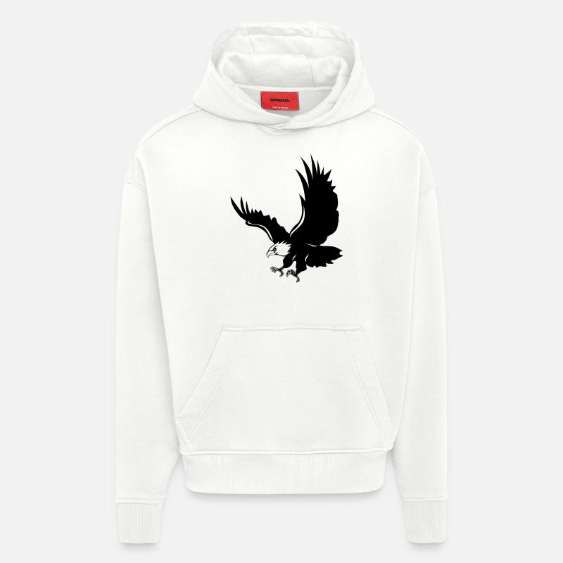 Adler de - Hoodie- made by SPREAD  - OFF WHITE