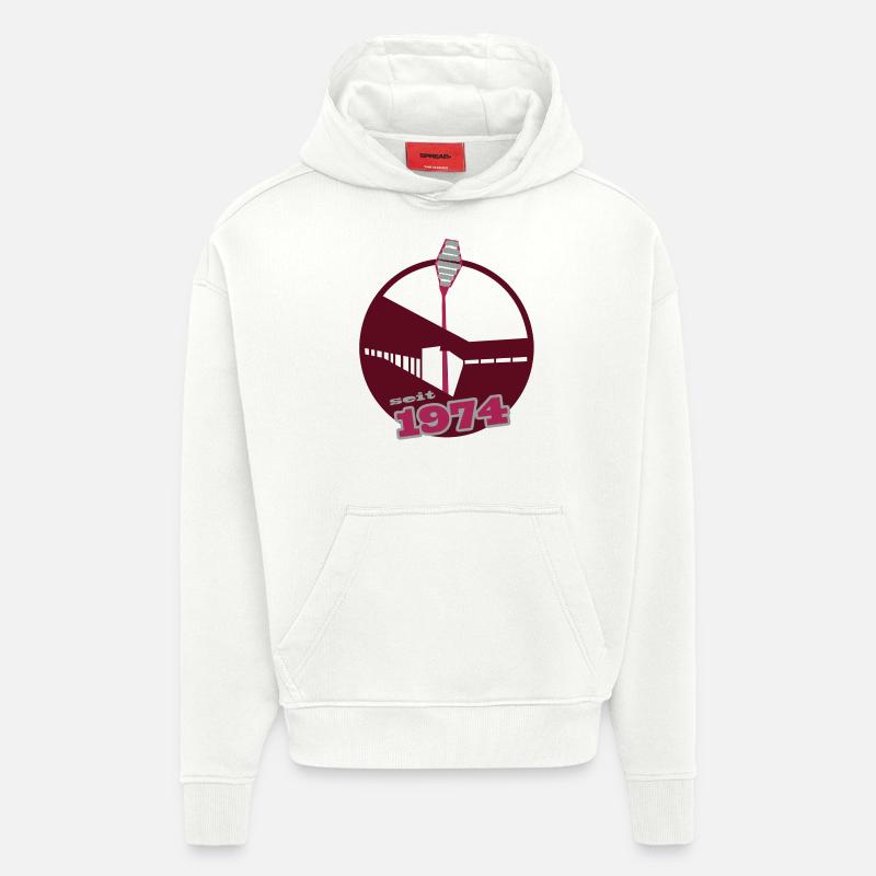 Seit 1974 - Hoodie- made by SPREAD  - OFF WHITE