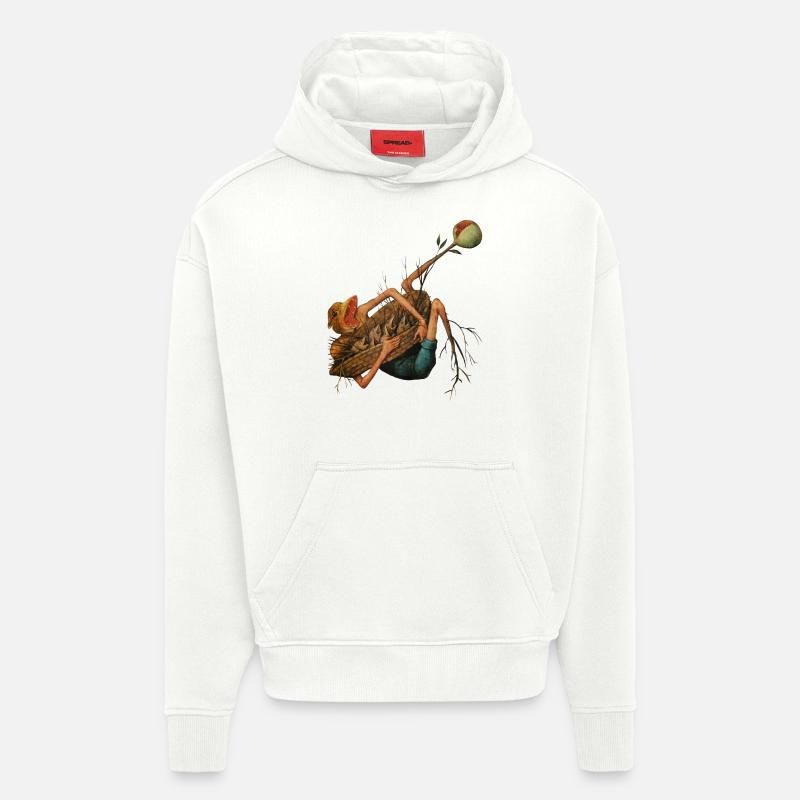 Bruegels Dämon 4 - Hoodie- made by SPREAD  - OFF WHITE