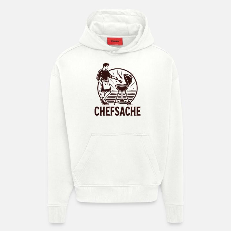 Chefsache - Hoodie- made by SPREAD  - OFF WHITE