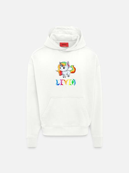 Livia Einhorn - Hoodie- made by SPREAD  - OFF WHITE