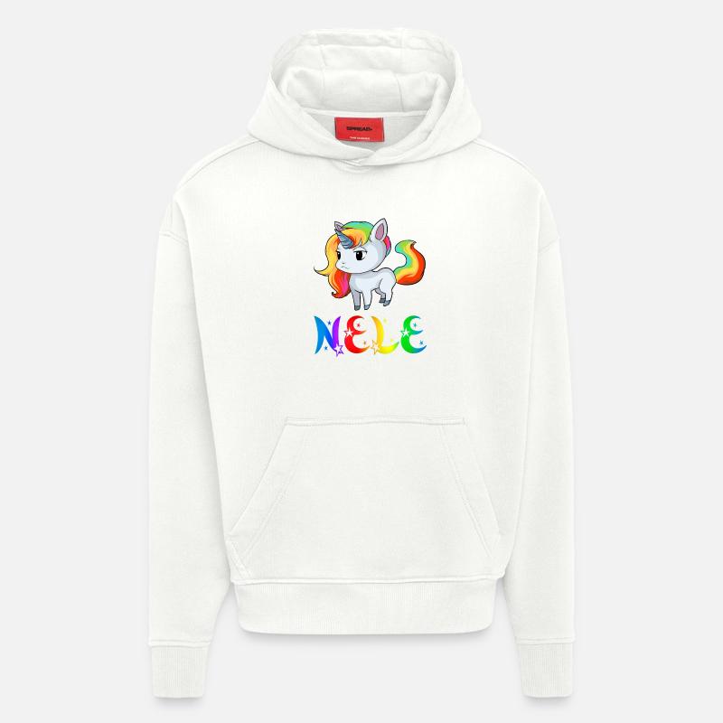Nele Einhorn - Hoodie- made by SPREAD  - OFF WHITE