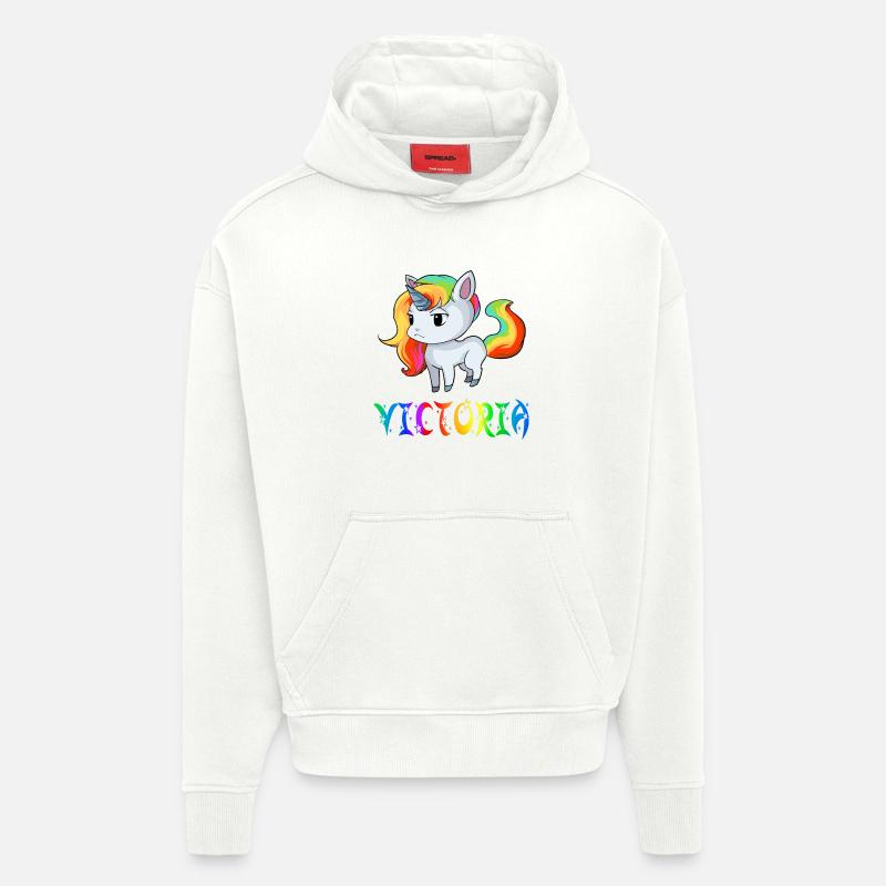Victoria Einhorn - Hoodie- made by SPREAD  - OFF WHITE