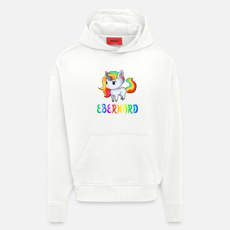 Eberhard Einhorn - Hoodie- made by SPREAD  - OFF WHITE