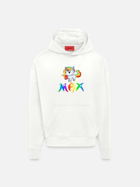 Einhorn Max - Sweat à capuche bio épais oversize fabriqué en UE - OFF WHITE