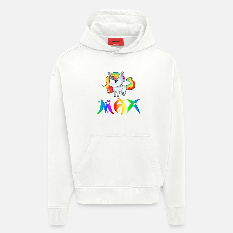 Einhorn Max - Sweat à capuche bio épais oversize fabriqué en UE - OFF WHITE