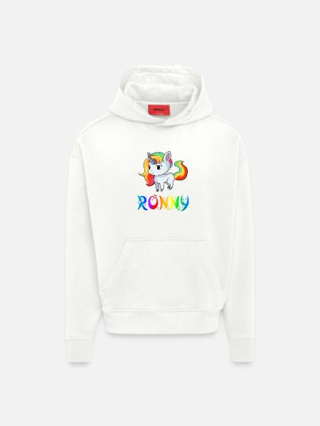 Unicorn Ronny - Hoodie- made by SPREAD - OFF WHITE