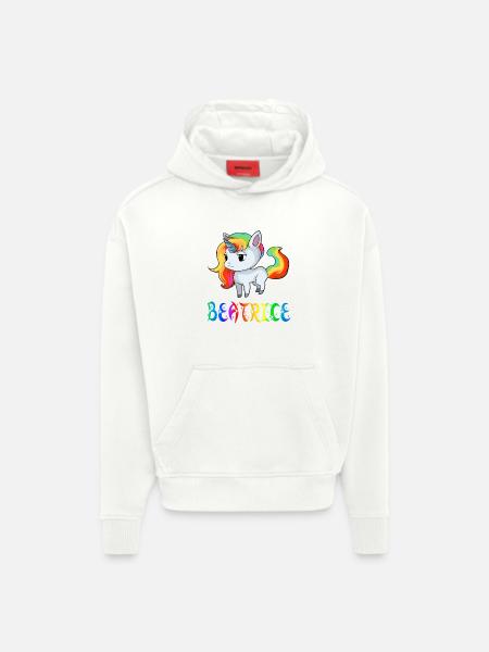 Einhorn Beatrice - Sweat à capuche bio épais oversize fabriqué en UE - OFF WHITE