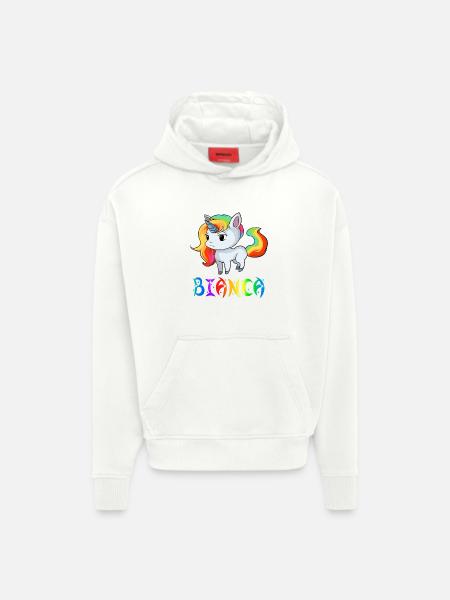 Unicorn Bianca - Hoodie- made by SPREAD - OFF WHITE