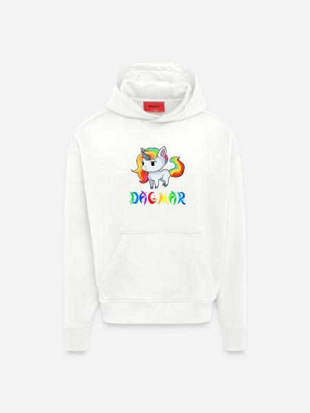 Einhorn Dagmar - Hoodie- made by SPREAD - OFF WHITE