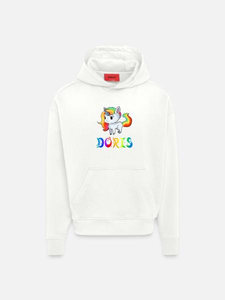 Einhorn Doris - Sweat à capuche bio épais oversize fabriqué en UE - OFF WHITE