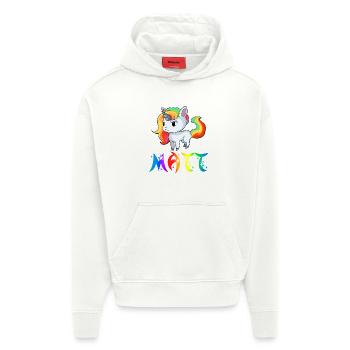 Einhorn Matt - Hoodie- made by SPREAD  - OFF WHITE - Vorne