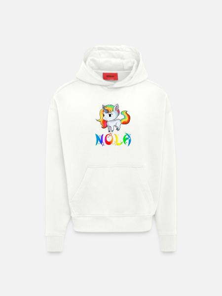 Unicorn Nola - Sweat à capuche bio épais oversize fabriqué en UE - OFF WHITE