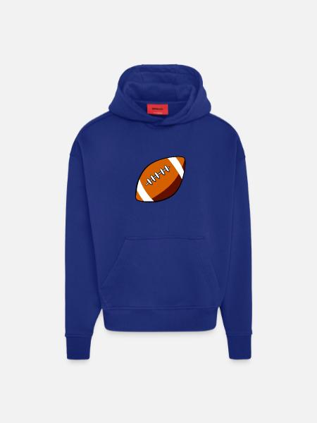 rugby - Sweat à capuche bio épais oversize fabriqué en UE - OFF WHITE