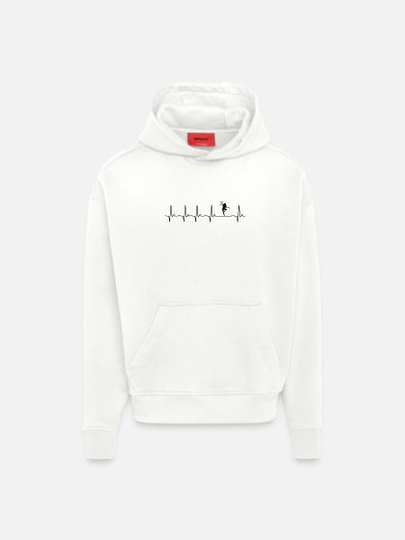 Dance - Hoodie- made by SPREAD - OFF WHITE