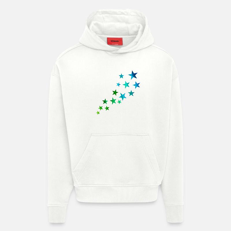 Sternschnuppe - Hoodie- made by SPREAD  - OFF WHITE