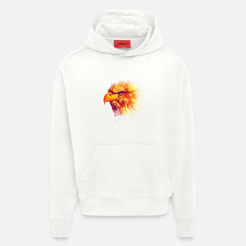 Feuervogel - Hoodie- made by SPREAD  - OFF WHITE