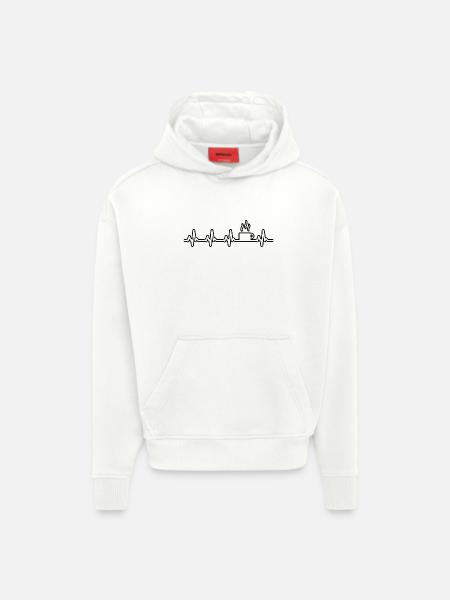 Kaffee Barista Kaffeeliebhaber - Hoodie- made by SPREAD - OFF WHITE
