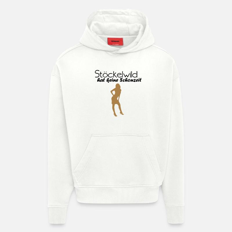 Stöckelwild - Hoodie- made by SPREAD  - OFF WHITE