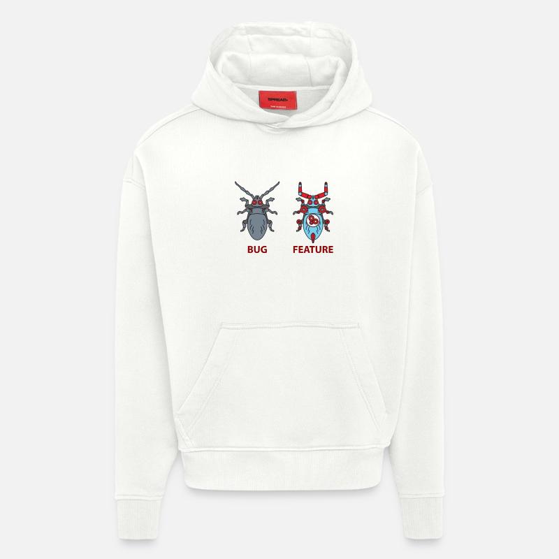 Programmierer Witz - Hoodie- made by SPREAD  - OFF WHITE