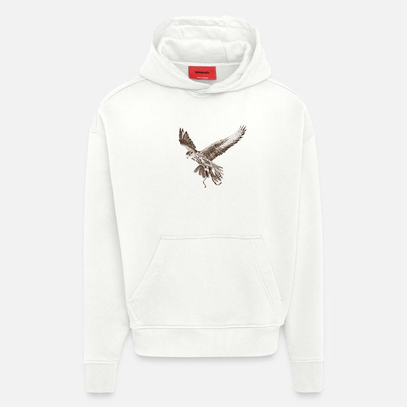Falke - Hoodie- made by SPREAD  - OFF WHITE