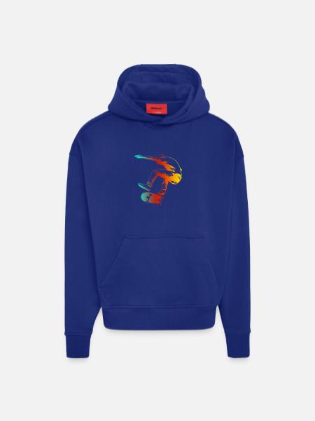 Skater Tricks - Hoodie- made by SPREAD  - OFF WHITE