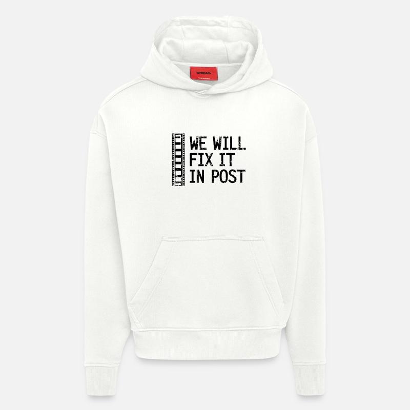 Cutter Spruch - Hoodie- made by SPREAD  - OFF WHITE