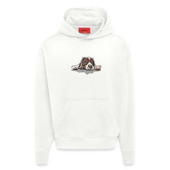 Cavalier King Charles Spaniel - Hoodie- made by SPREAD  - OFF WHITE - Vorne