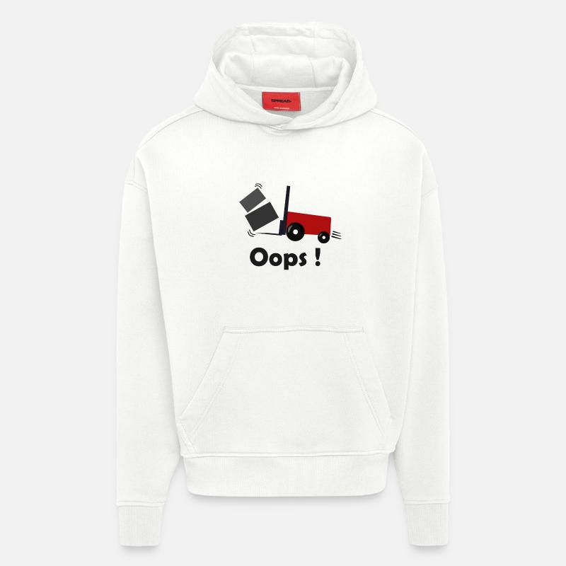 Logistiker - Hoodie- made by SPREAD  - OFF WHITE