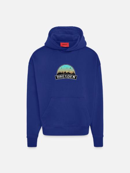 Dresden Germany Skyline German Souvenir - Hoodie- made by SPREAD - OFF WHITE
