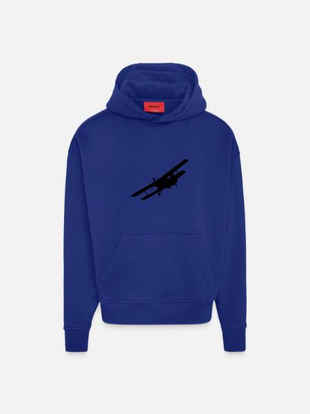 An2 - Sweat à capuche bio épais oversize fabriqué en UE - OFF WHITE