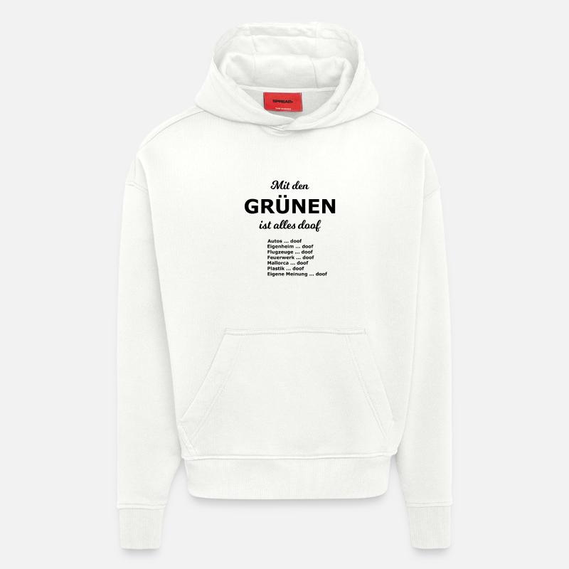 Doof - Hoodie- made by SPREAD  - OFF WHITE