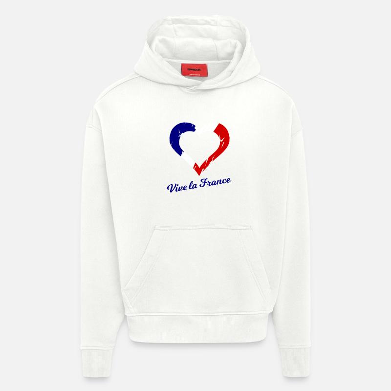 Es lebe Frankreich - Hoodie- made by SPREAD - OFF WHITE
