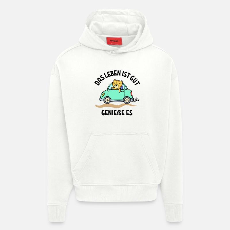 Auto Statement Autofahren Autofahrer Wagen - Hoodie- made by SPREAD  - OFF WHITE
