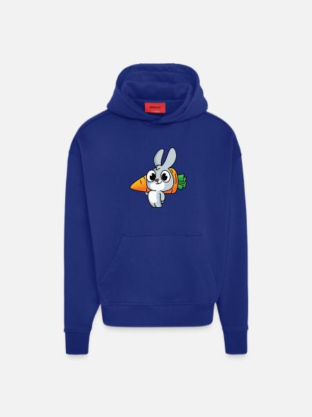 Hard-working bunny - Hoodie- made by SPREAD - OFF WHITE